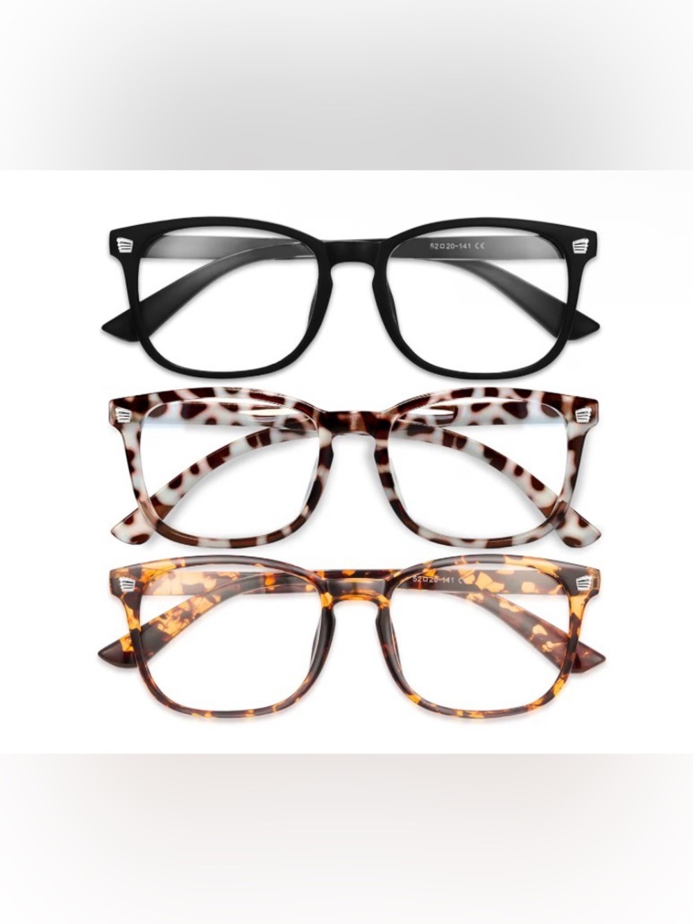 Blue Light Glasses for Women 3pcs